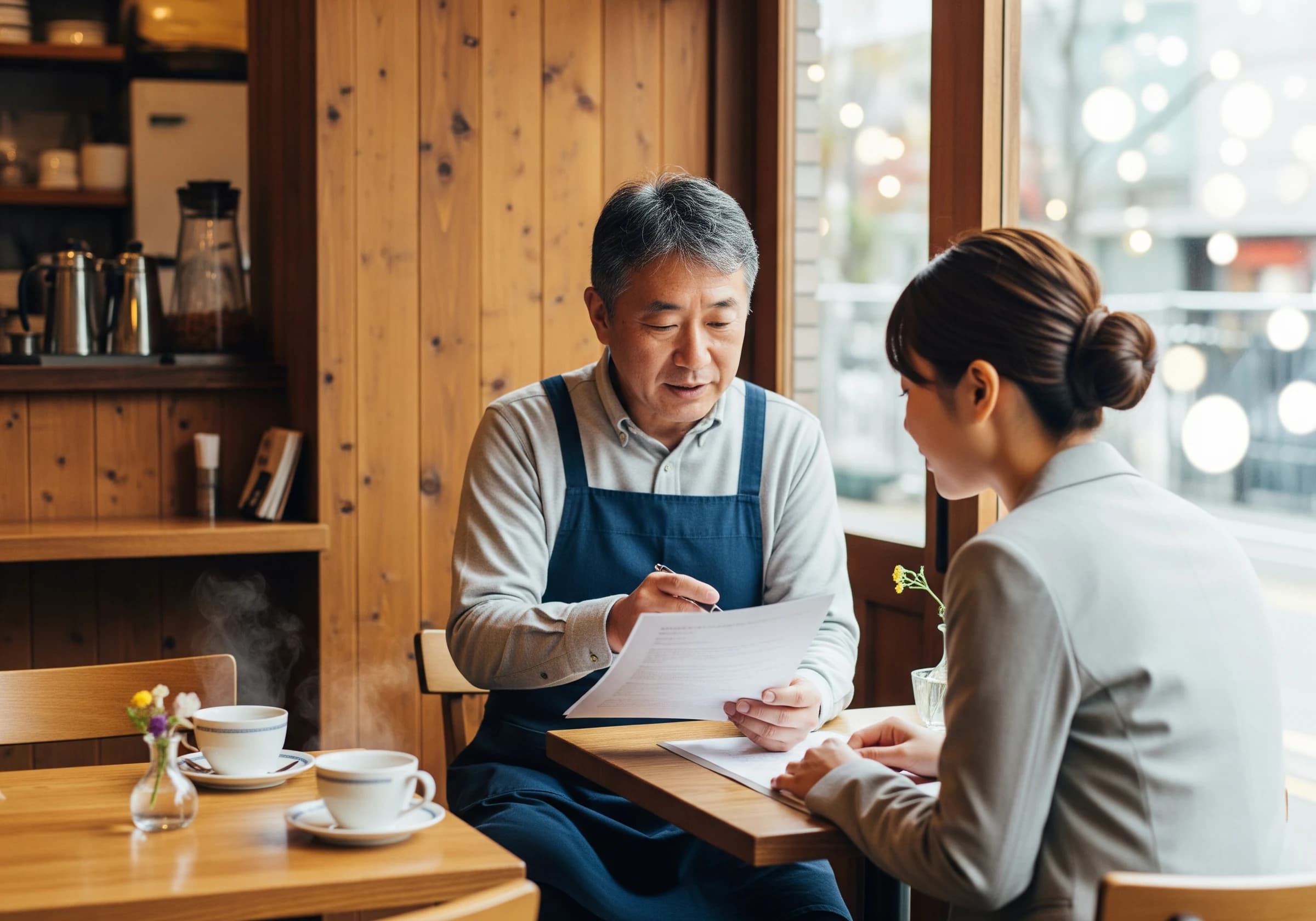 許認可申請のご相談の様子