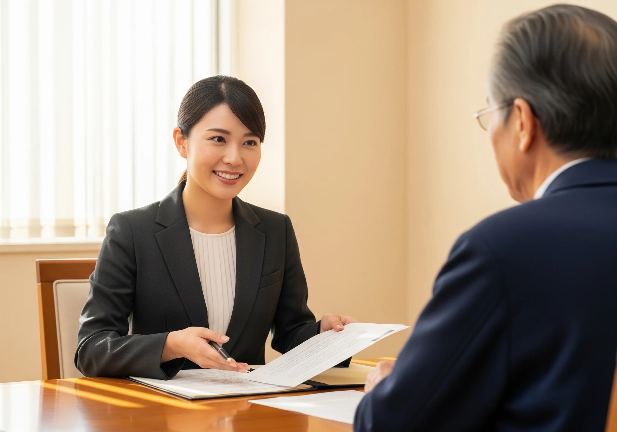 女性司法書士が直接対応